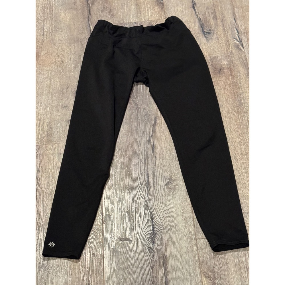 Athleta Black Workout Leggings Athleisure Activewear Gym Pants Womens Size M